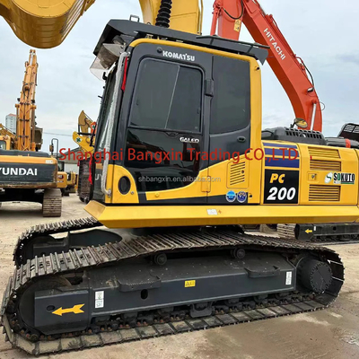 Koop tweedehands Komatsu PC200 graafmachine met originele hydraulische pomp Gratis verzending