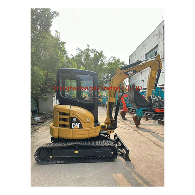 Gebruikte mini graafmachine CAT 303 in de verkoop 3000 KG machine gewicht originele hydraulische klep