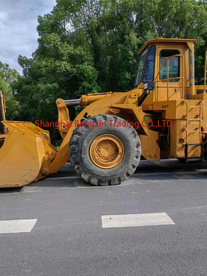 Gebruikte wiellader CAT980F met een sterk vermogen en hydraulische stabiliteit in goede staat