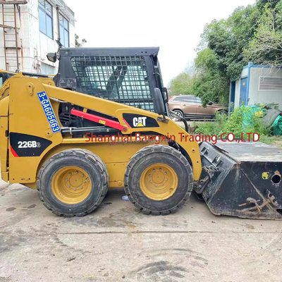 Sterk vermogen en hydraulische stabiliteit Kleine machine gebruikt skid steer CAT 226