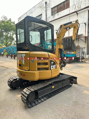 Ja U kunt inspecteren kleine machine Gebruikte mini graafmachine CAT 303 3000 KG Machine Gewicht