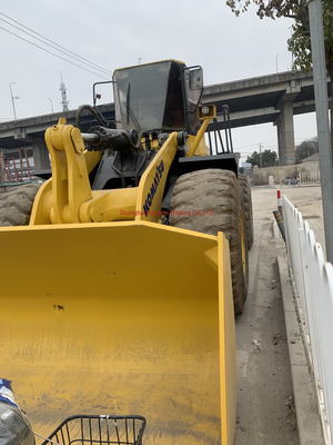 Japan Oorsprong 21 ton Gebruikte Komatsu WA470 Wielladers Nominale belasting 7 ton klaar voor gebruik
