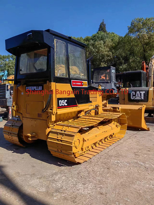 Gebruikte Caterpillar D5 D5C D4C Crawler Bulldozer met originele hydraulische cilinder