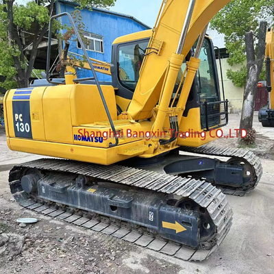 0.5m3 emmercapaciteit komatsu pc130-7 mini graafmachine met sterk vermogen en stabiliteit