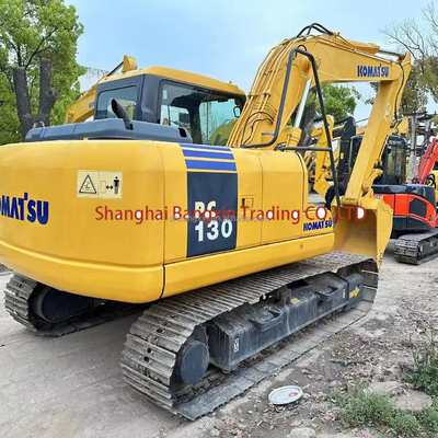 0.5m3 emmercapaciteit komatsu pc130-7 mini graafmachine met sterk vermogen en stabiliteit