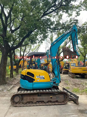 Gebruikte KUBOTA KX155 mini graafmachine met een werkgewicht van 5 ton