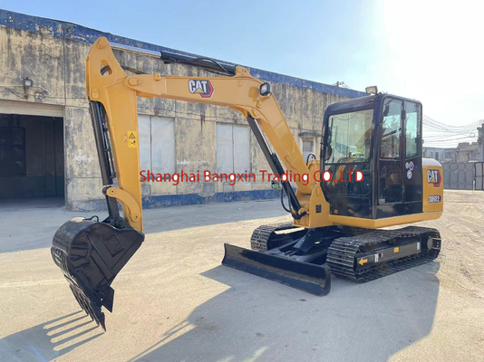 Kleine machine Gebruikte mini graafmachine CAT 306E2 Alle functies Normale originele hydraulische klep
