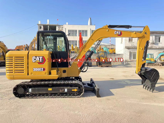 Kleine machine Gebruikte mini graafmachine CAT 306E2 Alle functies Normale originele hydraulische klep