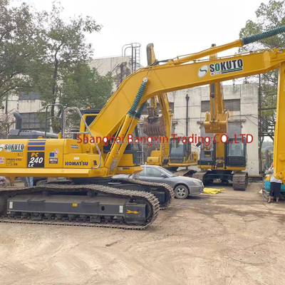 Gebruikte mini-graafmachine Komatsu PC240 met originele hydraulische cilinder