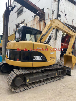 Gebruikte CAT 308C graafmachine met een emmercapaciteit van 0,3 m3 in uitstekende staat