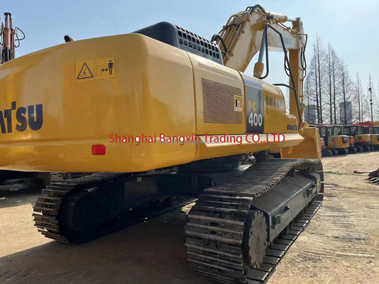 Kleine machine Gebruikte mini graafmachine Komatsu PC400-7 in met originele hydraulische klep