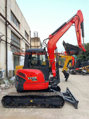 Tweedehands KUBOTA KX155-3z 5 ton kleine graafmachine Gebruikte mini graafmachine