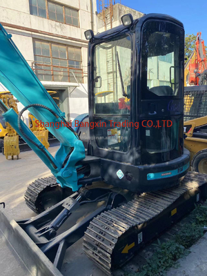 Gebruikte Kobelco SK55 mini graafmachine met EPA/CE-certificering en 5 ton bedrijfsgewicht