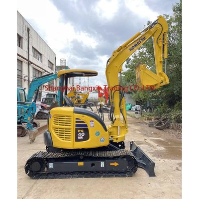 Komatsu PC40MR mini graafmachine met originele hydraulische klep en 0.23m3 emmercapaciteit