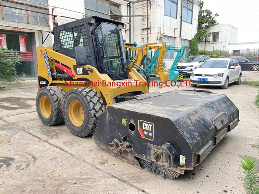 Kleine machine mini-graafmachine Gebruikte skid steer CAT 226 met originele hydraulische cilinder