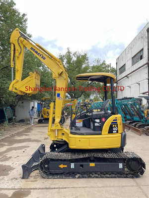 4 ton mini graafmachine Komatsu PC40MR met EPA/CE-certificaat en hydraulische stabiliteit