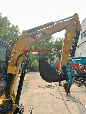 Kleine mini-graafmachine CAT 303 met originele hydraulische klep en EPA/CE-certificering
