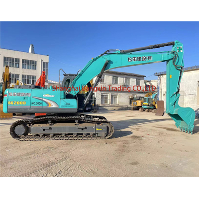 20 ton gebruikte graafmachine kobelco sk200-6e met 7 dagen levertijd en alle normale functies