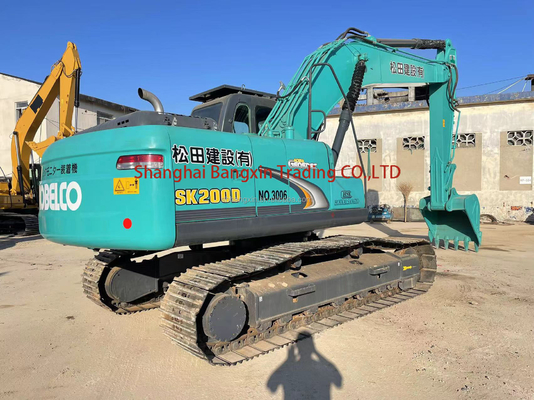 20 ton gebruikte graafmachine kobelco sk200-6e met 7 dagen levertijd en alle normale functies