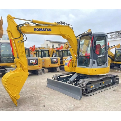 Gebruikte mini graafmachine Komatsu PC78US met originele hydraulische cilinder en gratis verzending