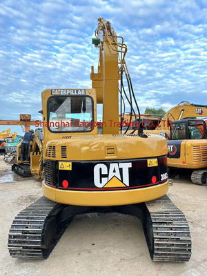 In goede staat, CE/EPA-gecertificeerd 8 ton mini graafmachine CAT 308C met 700 werkuren