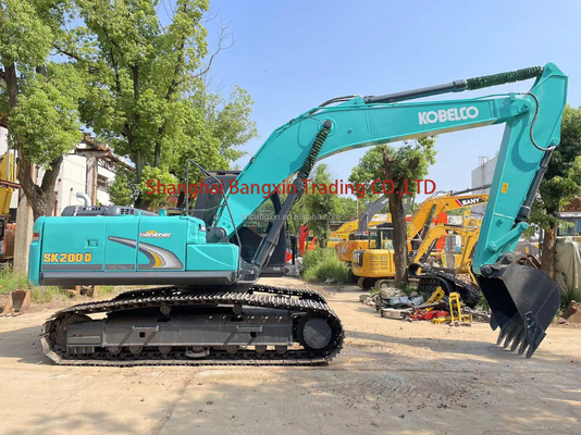 Gebruikte Kobelco SK200-8 graafmachine met EPA/CE-certificering en 1m3 emmercapaciteit