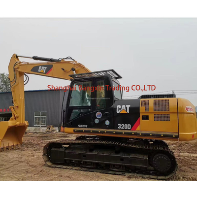20 ton machinegewicht gebruikte mini graafmachine CAT 320D in Shanghai gegarandeerde CE/EPA-goedkeuring