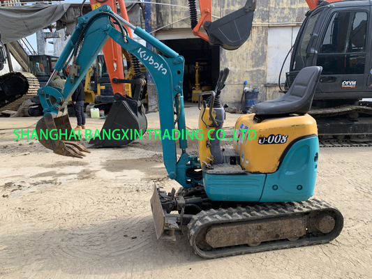 Originele Japanse KUBOTA U008 mini graafmachine Alle functies normaal en EPA/CE gecertificeerd