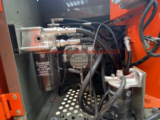 7 dagen levertijd Gebruikte Hitachi ZX120 mini graafmachine met originele hydraulische klep