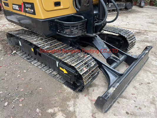 Kleine grootte SANY SY55C mini graafmachine met ISUZU motor in uitstekende staat