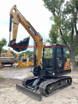 Kleine grootte SANY SY55C mini graafmachine met ISUZU motor in uitstekende staat