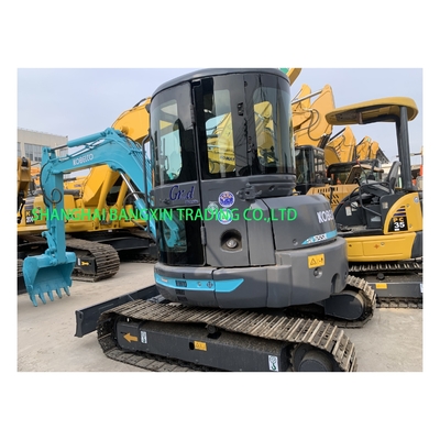 goede staat Kobelco SK55SR mini graafmachine sterk vermogen en hydraulische stabiliteit
