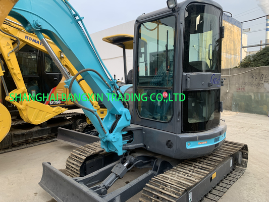 goede staat Kobelco SK55SR mini graafmachine sterk vermogen en hydraulische stabiliteit