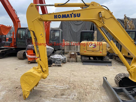 2020 Gebruikte Komatsu PC55MR mini graafmachine met alle functies normaal