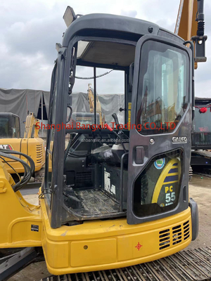 Original Japan Digger Machinery Komatsu PC55MR met sterke kracht en hydraulische stabiliteit