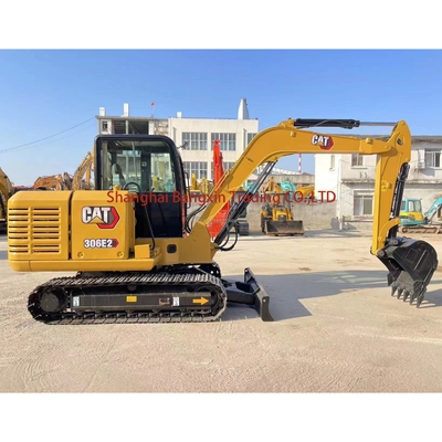CAT 306E2 Mini-graafmachine met weinig uren en bijna in gebruikte staat vervaardigd in 2021