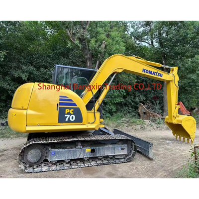 CE/EPA gecertificeerde Komatsu PC70-8 mini graafmachine met after-sales en Cummins motor