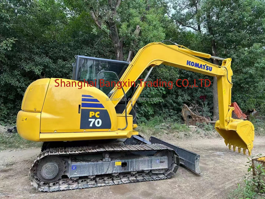 CE/EPA gecertificeerde Komatsu PC70-8 mini graafmachine met after-sales en Cummins motor