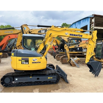 90% graafmachine Japan Hydraulische graafmachine Komatsu PC78US met alle functies normaal