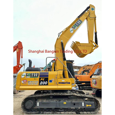 Komatsu PC200 graafmachine 100% origineel Japanse tweedehands graafmachine 700 werkuren