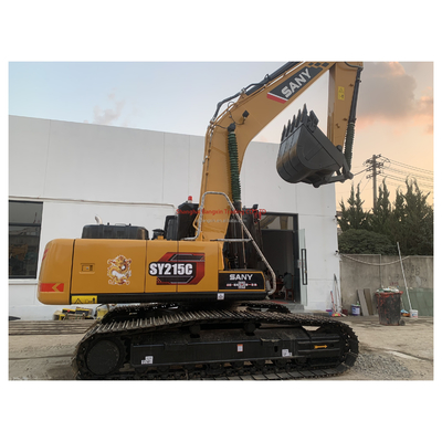 Mini Sany SY215 Crawler Excavator in goede staat met originele hydraulische pomp