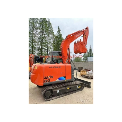 Tweedehands Hitachi ZX60 mini graafmachine met sterke kracht en hydraulische stabiliteit
