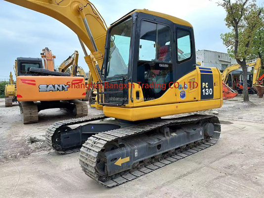 Japanse geïmporteerde Komatsu PC130-7 graafmachine 13 ton 600 werkuren 0,6 emmercapaciteit