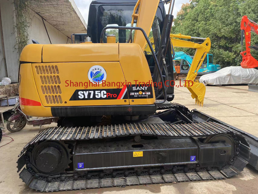 2022 Sany SY75 gebruikte Crawler Excavator in uitstekende staat met 0,27 emmercapaciteit