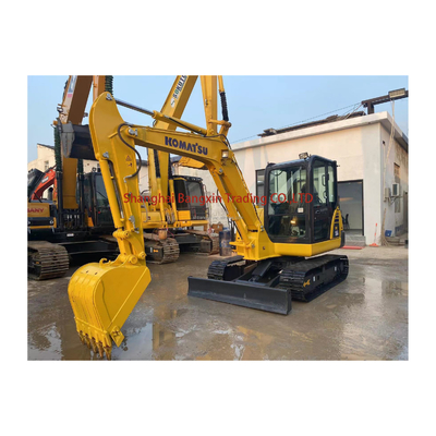 Goed gebruikte Komatsu PC56 Crawler Graafmachine Alle functies Normaal 7 dagen levering