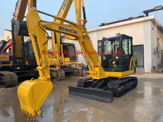 Gebruikte Komatsu PC56 graafmachine met 0,25 emmercapaciteit en 5600 kg machinegewicht