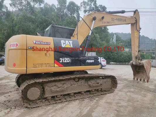 Sterk vermogen en hydraulische stabiliteit Gebruikte graafmachine Cat 312D2 voor uitstekende efficiëntie