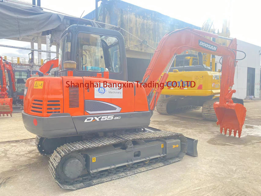 Doosan Machinery DX55-9C mini graafmachine gebruikt in goede staat met 0,3 emmer capaciteit