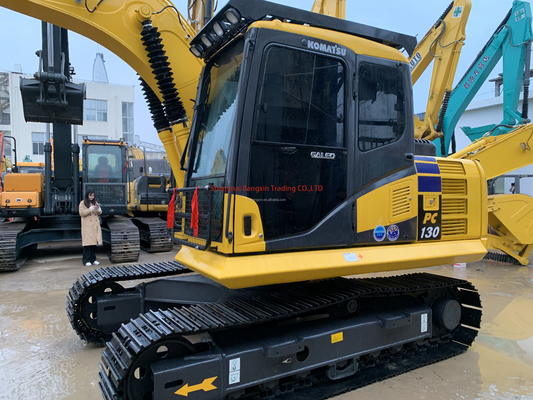 Hydraulische cilinder Originele Komatsu PC130 Gebruikte graafmachines voor bouwprojecten