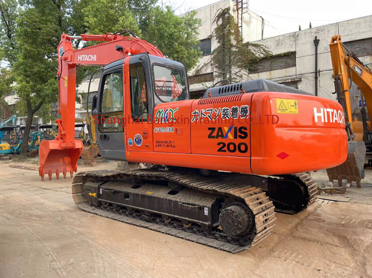 Hoogst gewaardeerde Hitachi ZX200 Gebruikte Crawler Excavator Constructie Machine met sterke kracht